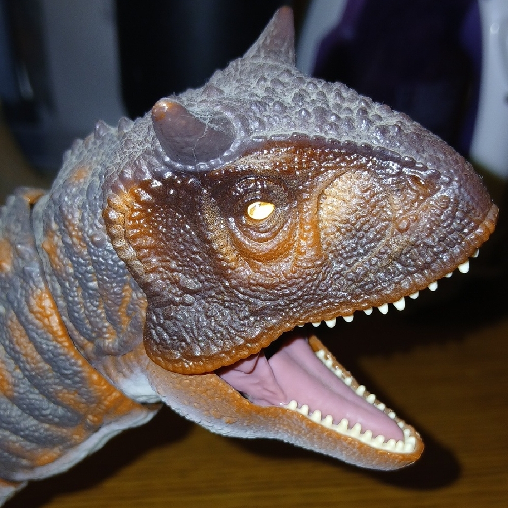 Reptile Dinosaur Toy - Orange and Brown